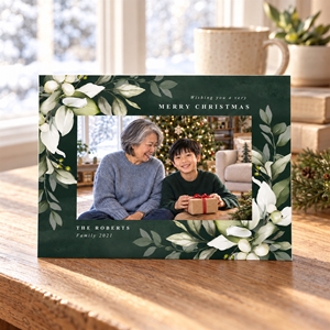 Show details for Holiday CardPrint | Horizontal, 1-2 Photos