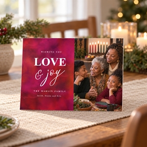 Show details for Holiday CardPrint | Horizontal, 1-2 Photos