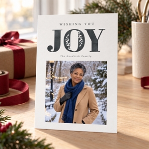 Show details for Holiday CardPrint | Vertical, 4 Photos