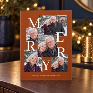 Show details for Holiday CardPrint | Vertical, 7+ Photos