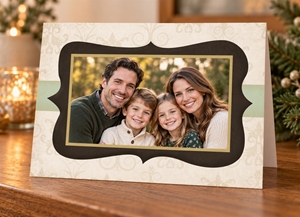 Show details for Holiday CardPrint | Horizontal, 3 Photos