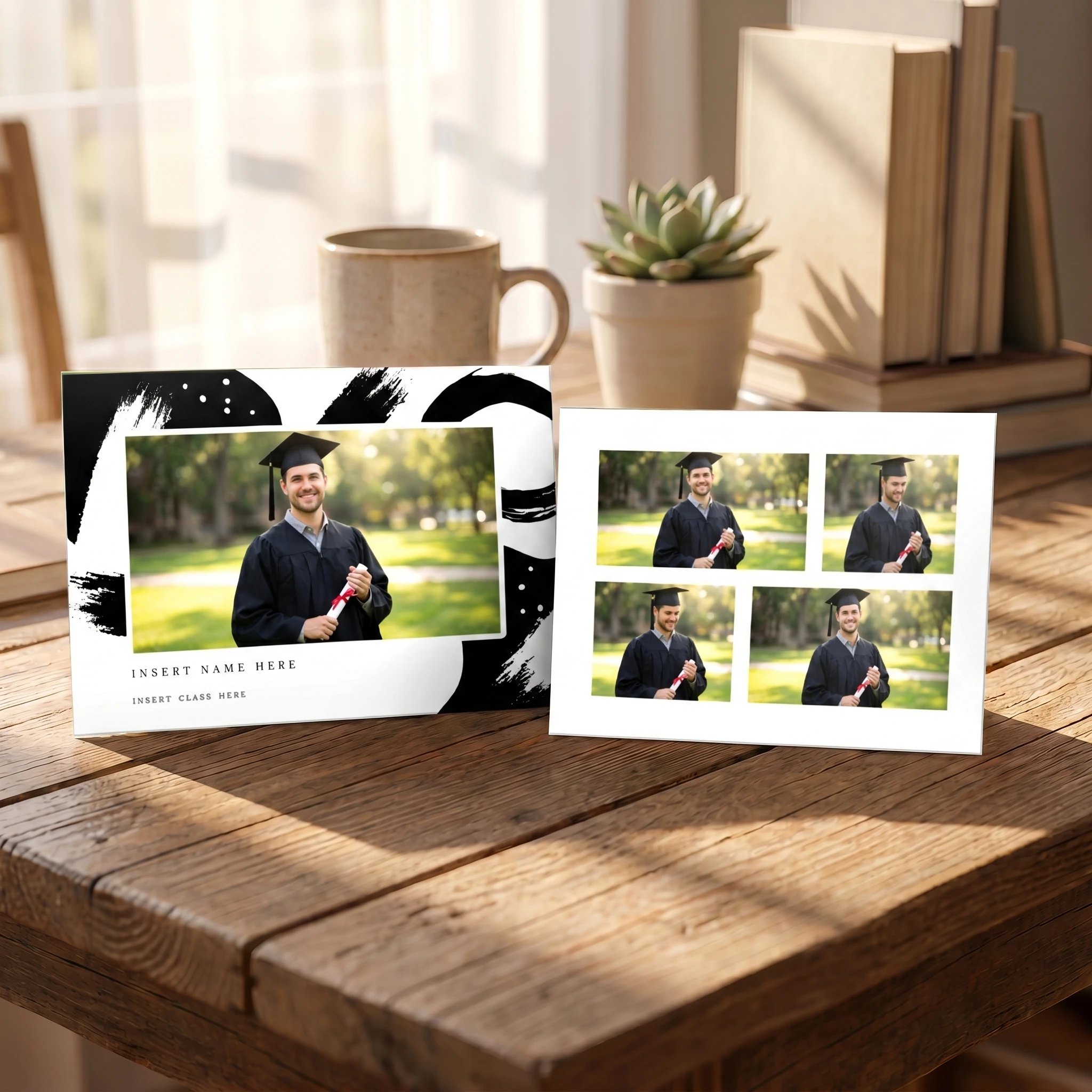 Show details for Graduate CardPrint | Horizontal, 5-6 Photos