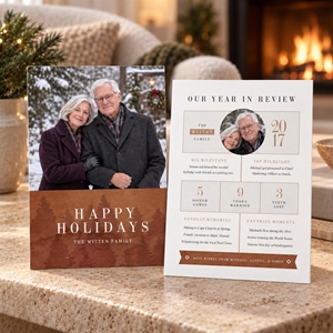 Show details for Holiday CardPrint | Vertical, 1-2 Photos