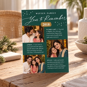 Show details for Holiday CardPrint | Vertical, 5-6 Photos