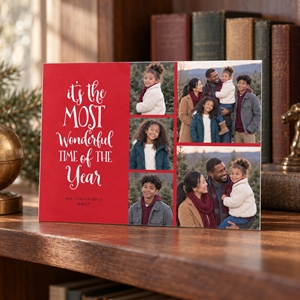 Show details for Holiday CardPrint | Horizontal, 7+ Photos