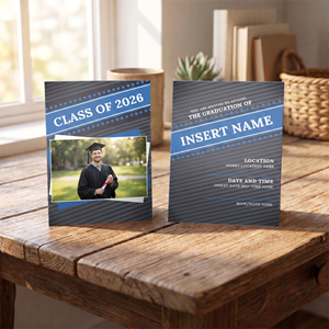 Show details for Graduate CardPrint | Vertical, 1-2 Photos