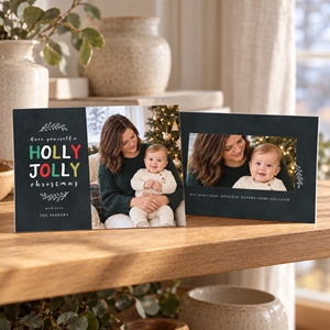 Show details for Holiday CardPrint | Horizontal, 1-2 Photos