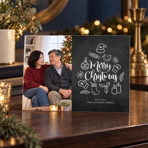 Show details for Holiday CardPrint | Horizontal, 1-2 Photos