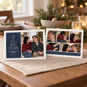 Show details for Holiday CardPrint | Horizontal, 7+ Photos