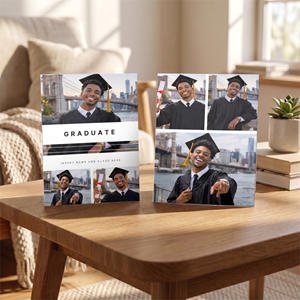 Show details for Graduate CardPrint | Vertical, 5-6 Photos