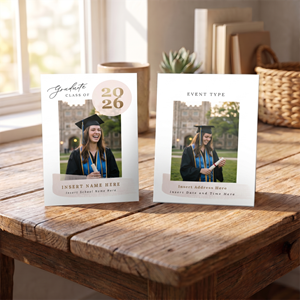 Show details for Graduate CardPrint | Vertical, 1-2 Photos