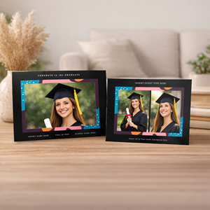 Show details for Graduate CardPrint | Horizontal, 3 Photos