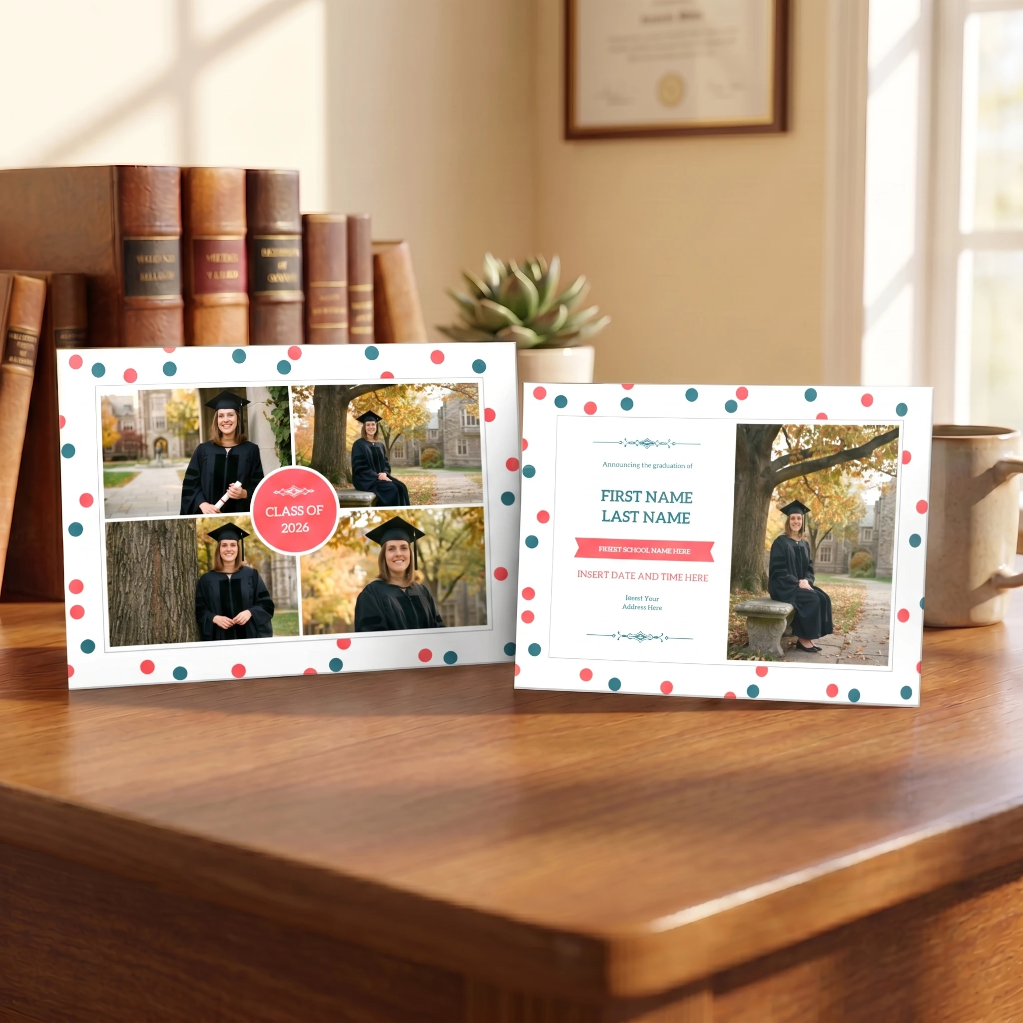 Show details for Graduate CardPrint | Horizontal, 5-6 Photos
