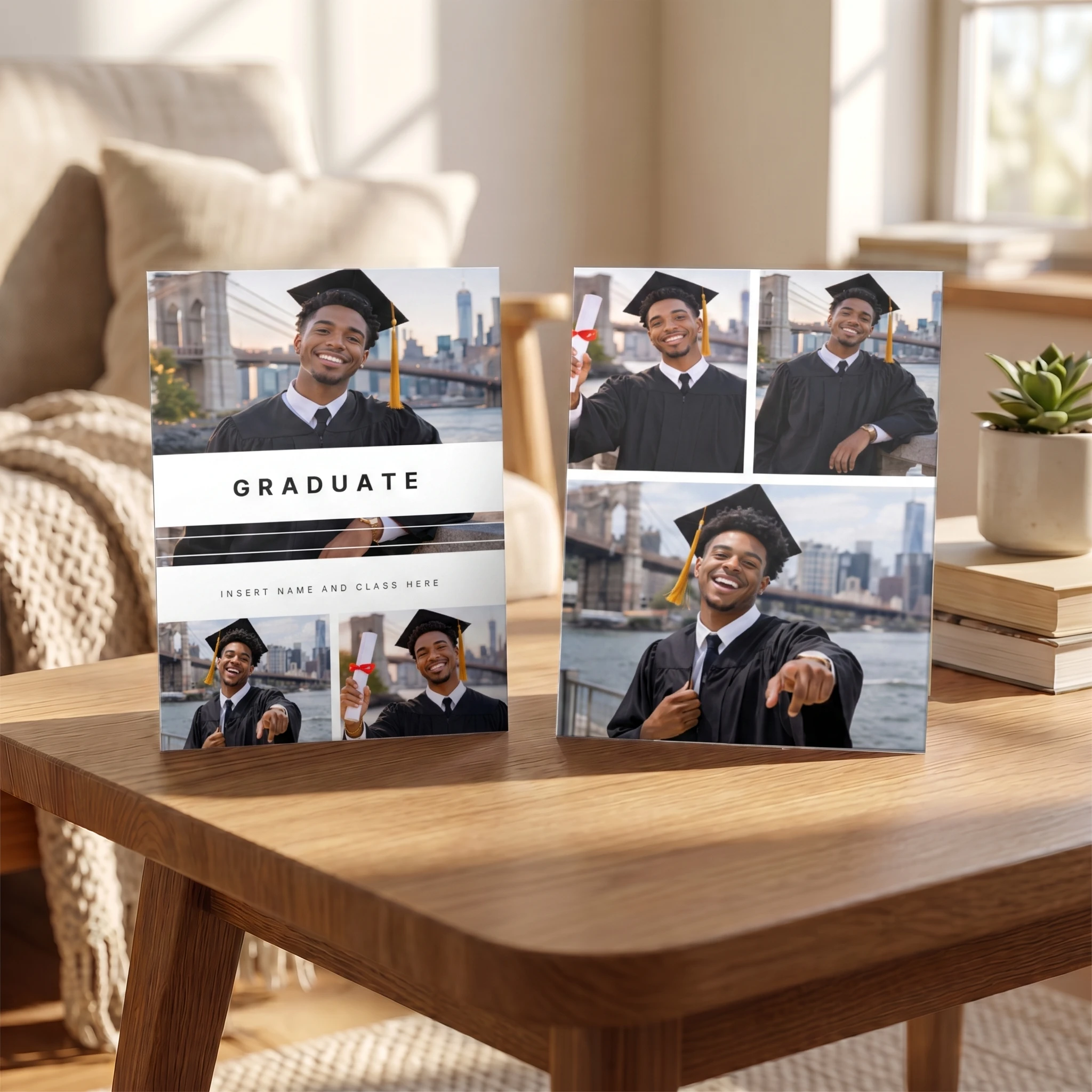 Show details for Graduate CardPrint | Vertical, 5-6 Photos