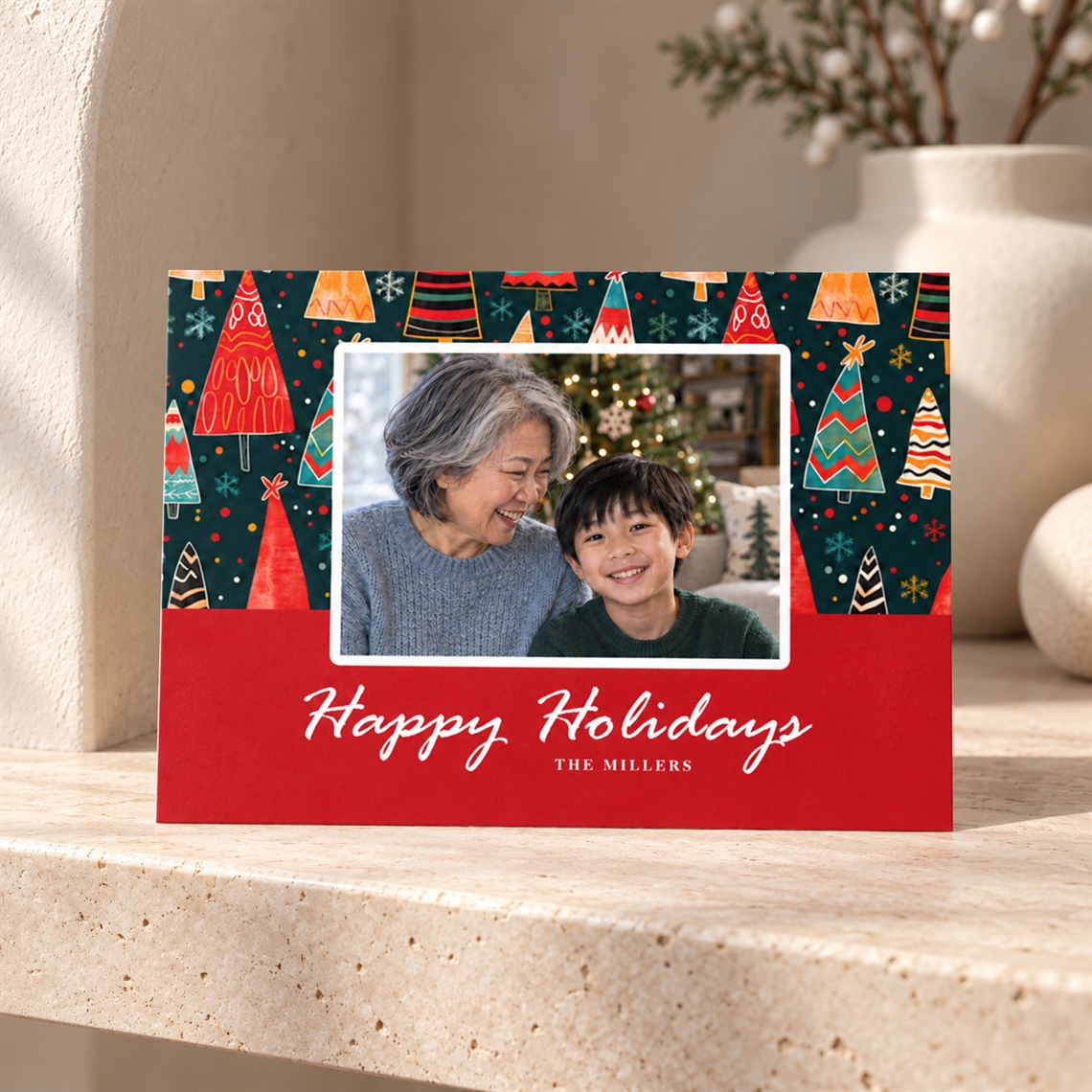 Show details for Holiday CardPrint | Horizontal, 1-2 Photos