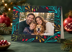 Show details for Holiday CardPrint | Horizontal, 1-2 Photos