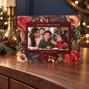 Show details for Holiday CardPrint | Horizontal, 4 Photos