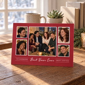Show details for Holiday CardPrint | Horizontal, 7+ Photos