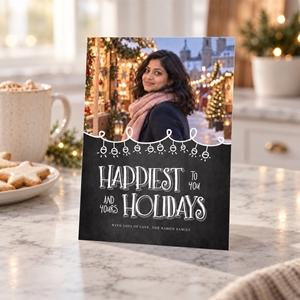 Show details for Holiday CardPrint | Vertical, 1-2 Photos