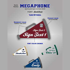 Show details for Yard Sign Shaped DNU