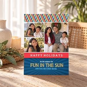 Show details for Holiday CardPrint | Vertical, Single-Sided