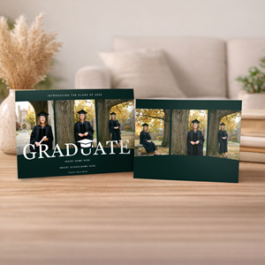 Show details for Graduate CardPrint | Horizontal, 5-6 Photos