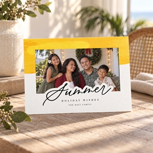 Show details for Holiday CardPrint | Horizontal, Single-Sided