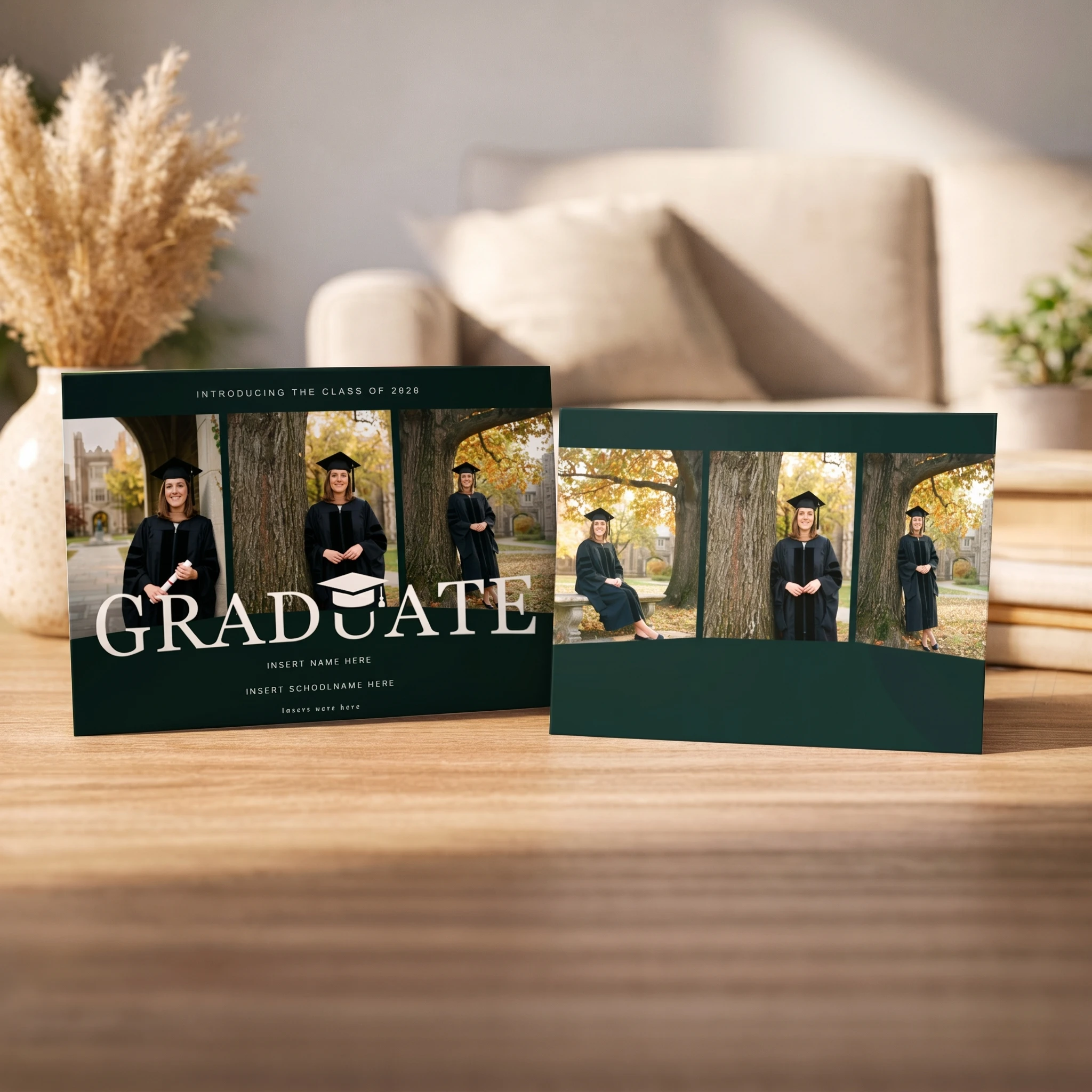 Show details for Graduate CardPrint | Horizontal, 5-6 Photos