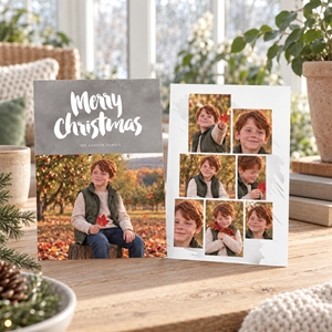 Show details for Holiday CardPrint | Vertical, 7+ Photos