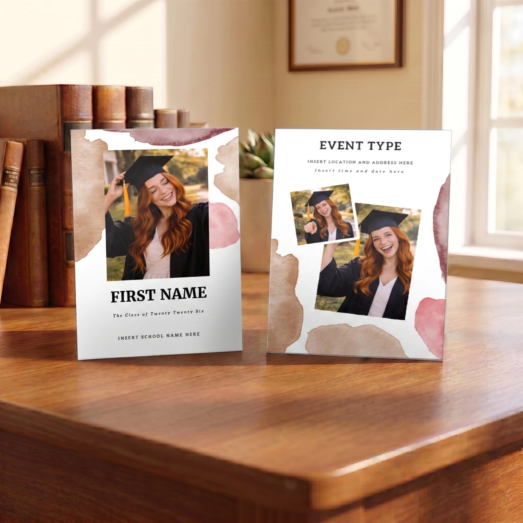 Show details for Graduate CardPrint | Vertical, 3 Photos