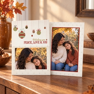 Show details for Holiday CardPrint | Vertical, 1-2 Photos