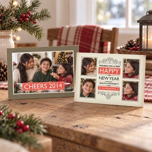 Show details for Holiday CardPrint | Horizontal, 5-6 Photos
