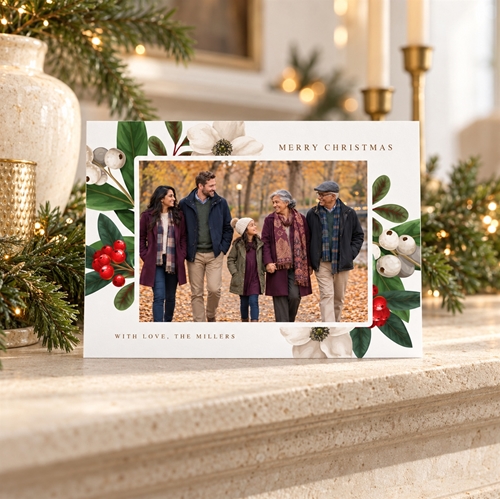 Show details for Holiday CardPrint | Horizontal, 5-6 Photos