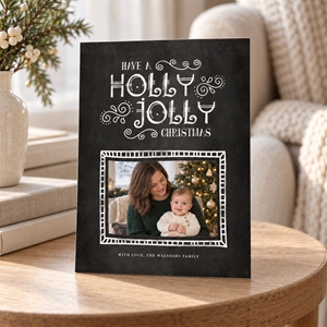 Show details for Holiday CardPrint | Vertical, 4 Photos