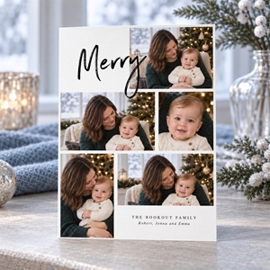 Show details for Holiday CardPrint | Vertical, 7+ Photos
