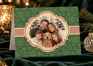 Show details for Holiday CardPrint | Horizontal, 1-2 Photos