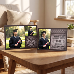 Show details for Graduate CardPrint | Horizontal, 3 Photos