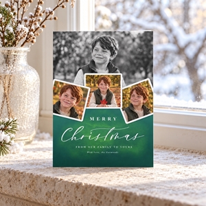Show details for Holiday CardPrint | Vertical, 5-6 Photos