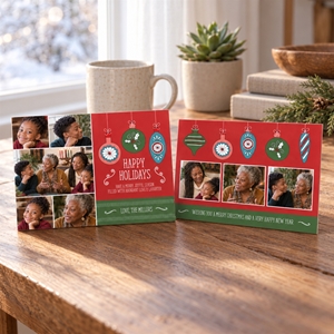 Show details for Holiday CardPrint | Horizontal, 7+ Photos