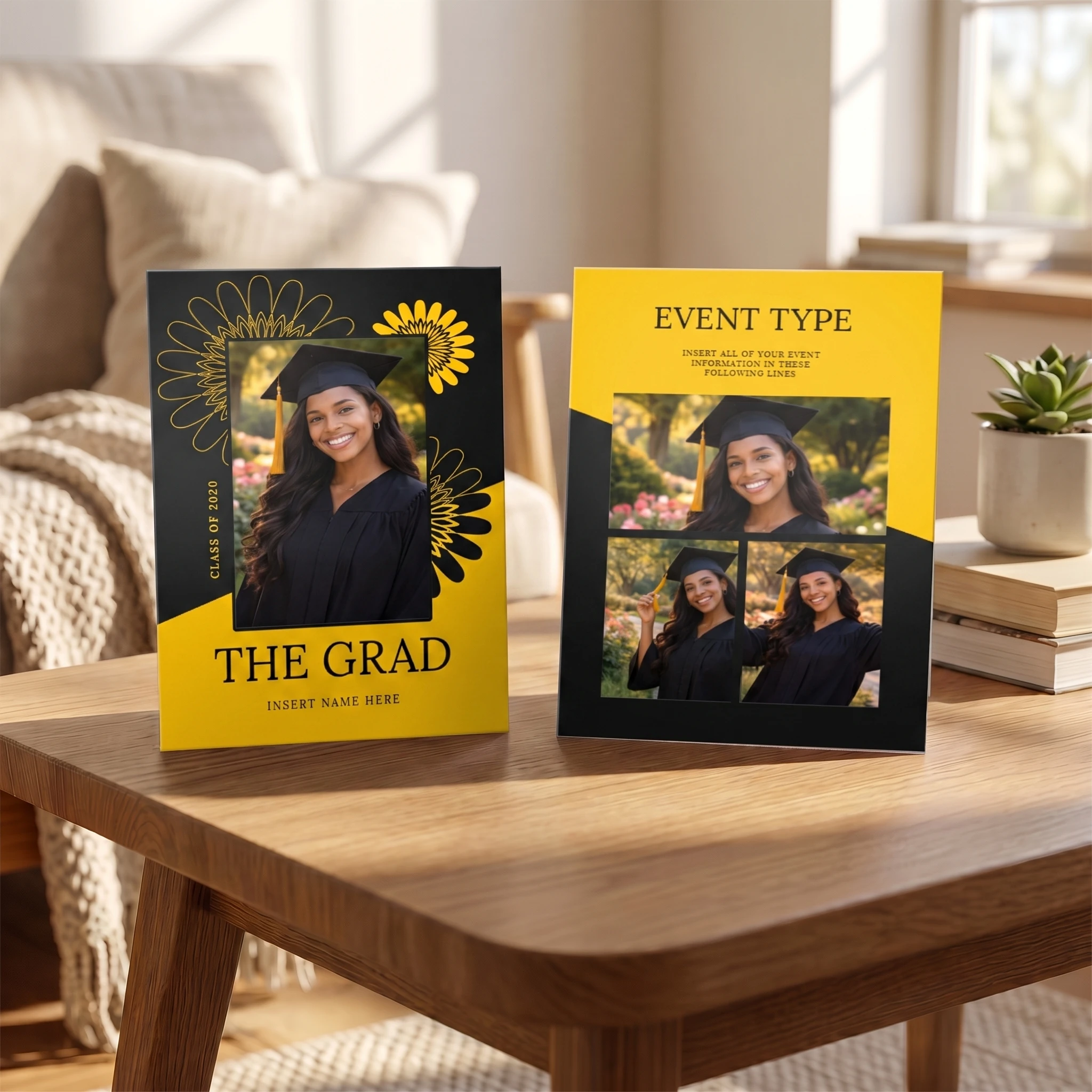 Show details for Graduate CardPrint | Vertical, 4 Photos 
