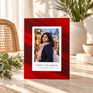 Show details for Holiday CardPrint | Vertical, 4 Photos