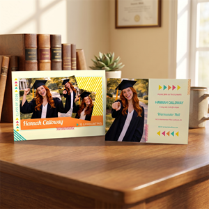Show details for Graduate CardPrint | Horizontal, 4 Photos