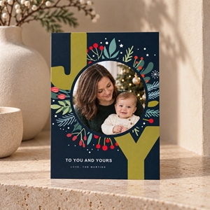 Show details for Holiday CardPrint | Vertical, 3 Photos