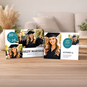 Show details for Graduate CardPrint | Horizontal, 4 Photos