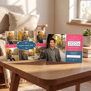 Show details for Graduate CardPrint | Horizontal, 7+ photos