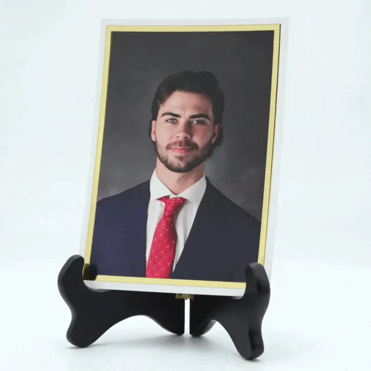 Show details for PhotoGlo™ PressPrint | Gold Foil Border