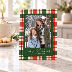 Show details for Holiday CardPrint | Vertical, 3 Photos