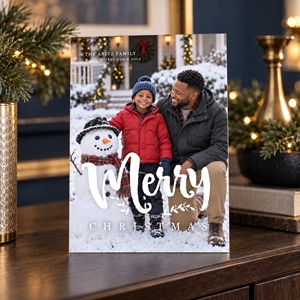 Show details for Holiday CardPrint | Vertical, Single-Sided