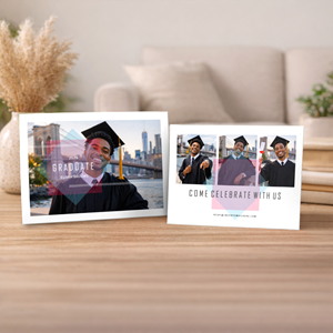 Show details for Graduate CardPrint | Horizontal, 4 Photos