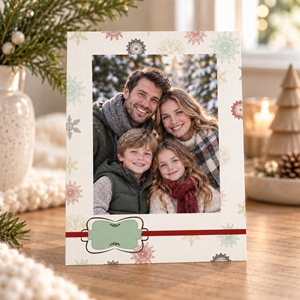 Show details for Holiday CardPrint | Vertical, 5-6 Photos